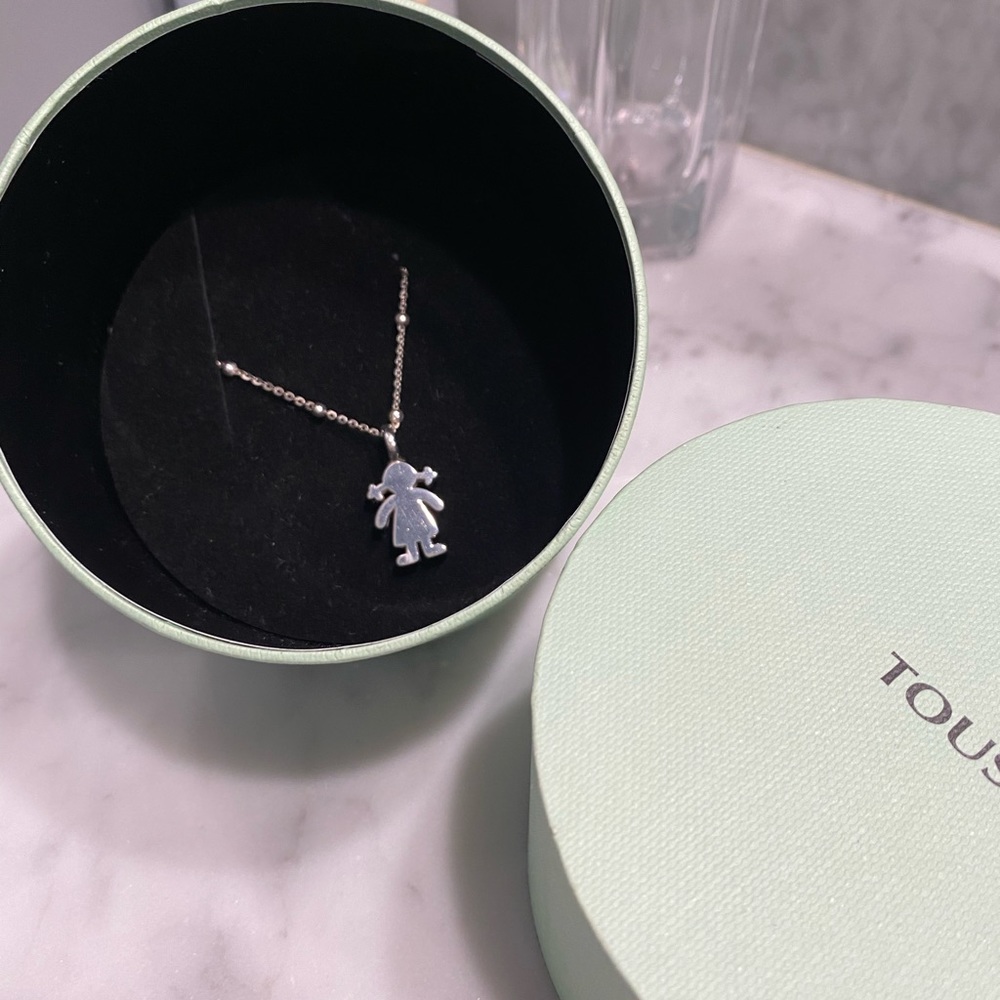 NEW TOUS - sweet dolls girl pendant necklace